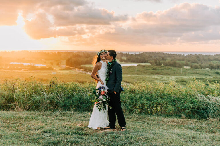 Pounders Beach to Kahuku Mountains Wedding