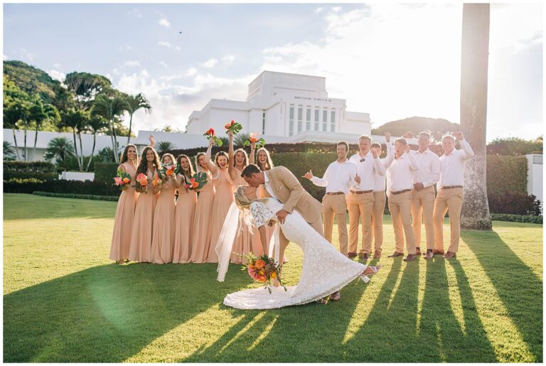 Laie LDS Temple Wedding