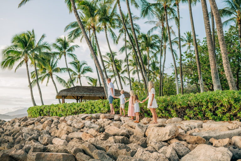 Aulani Resort Oahu Hawaii Family Photos