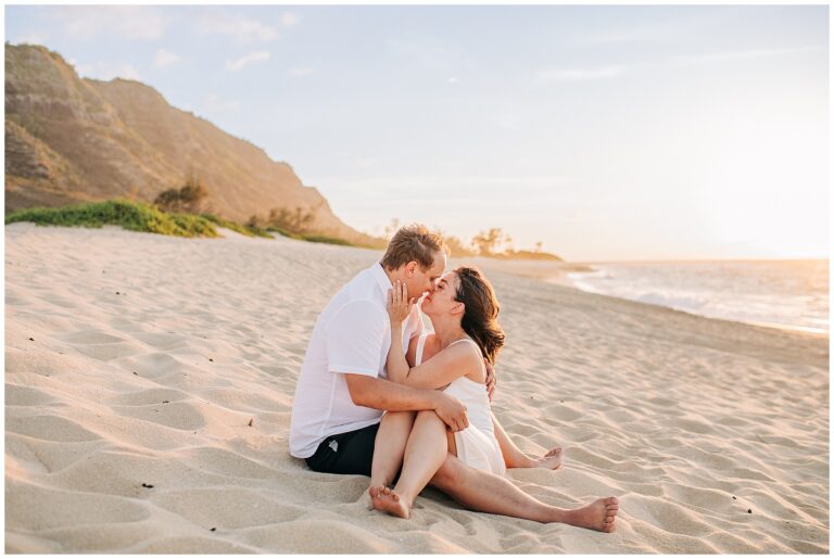 Ka’ena Point Engagement Photos