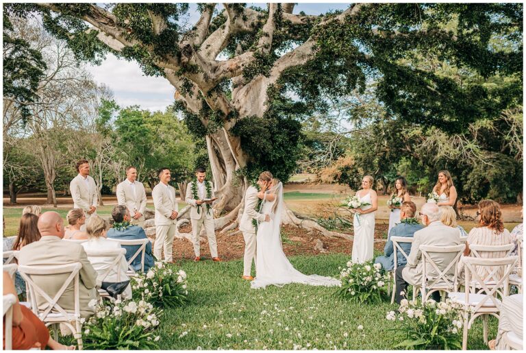 North Shore Oahu Dillingham Ranch Wedding