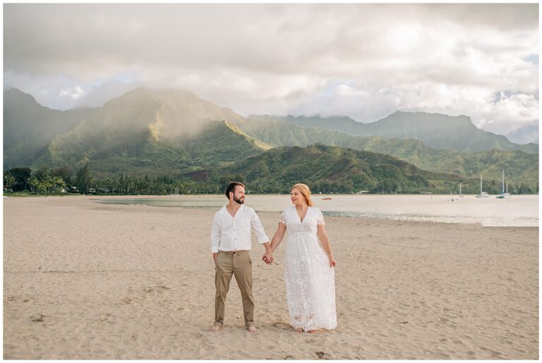 Hanalei Bay Kauai Engagement Session