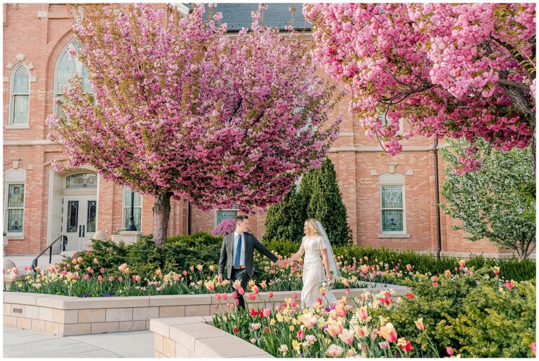 LDS Wedding at the Provo City Center Temple.